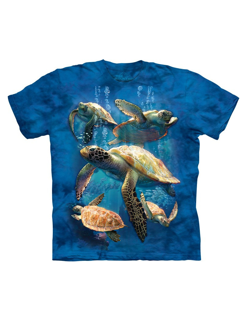 Sea Turtle Family T-Shirt The Mountain