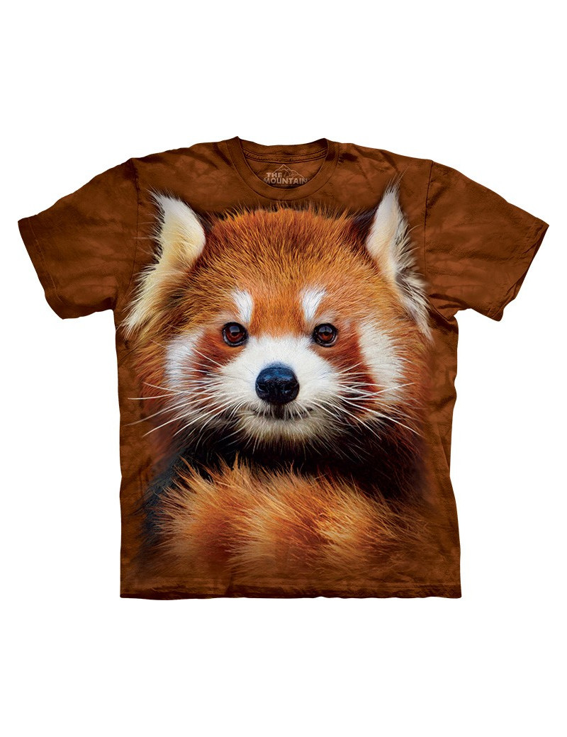 Red Panda Portrait T-Shirt The Mountain