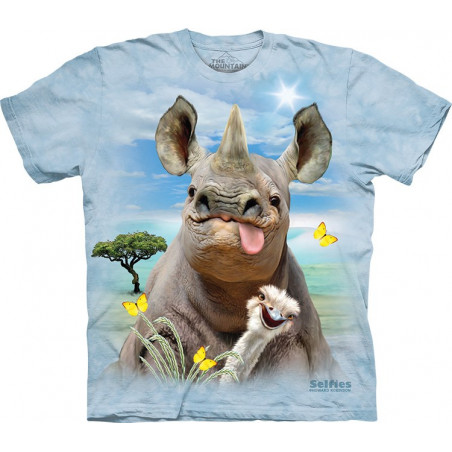 Rhino Selfie T-Shirt The Mountain