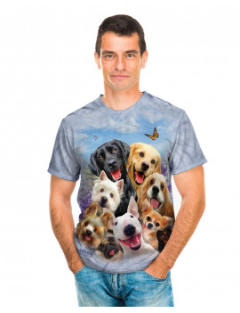 Dogs Selfie T-Shirt The Mountain