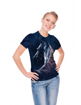 Patriotic Horse Head T-Shirt