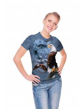 Faded Flag Eagles T-Shirt