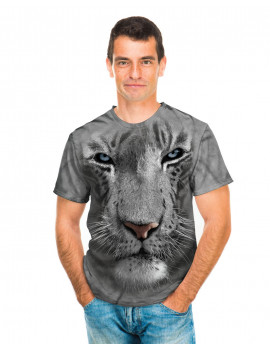 White Tiger Face T-Shirt
