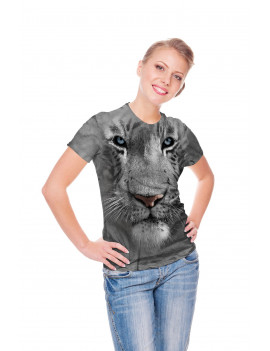 White Tiger Face T-Shirt
