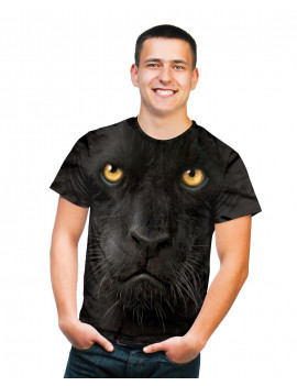 Black Panther Face T-Shirt