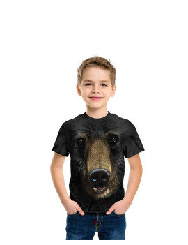 Black Bear Face T-Shirt