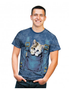 Kitty Overalls T-Shirt