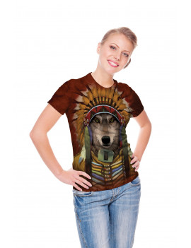 Wolf Spirit Chief T-Shirt