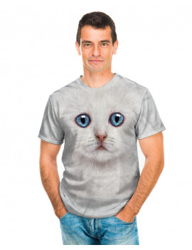 Ivory Kitten Face T-Shirt
