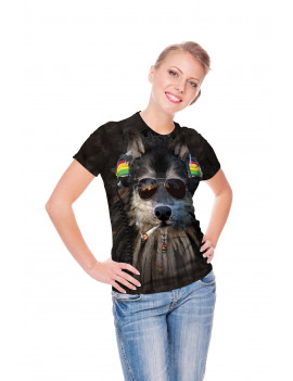 Smoking Rasta Wolf T-Shirt