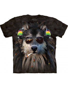 Smoking Rasta Wolf