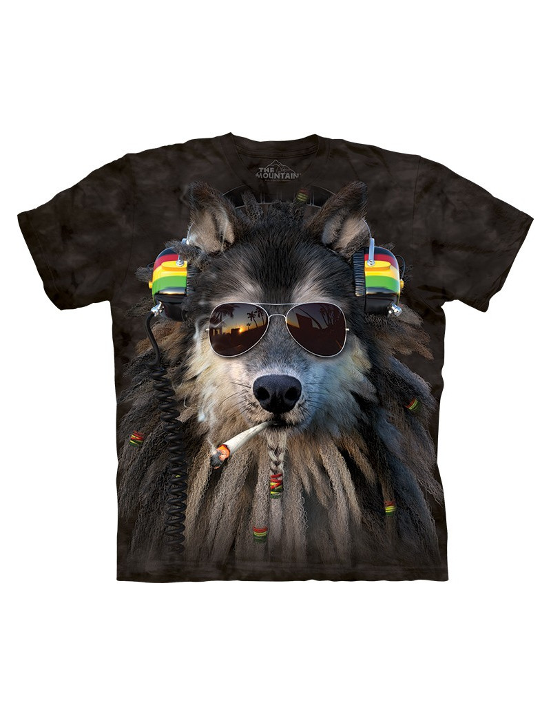 Smoking Rasta Wolf