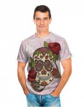 Paisley Sugar Skull T-Shirt