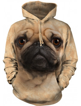 Pug Face Hoodie