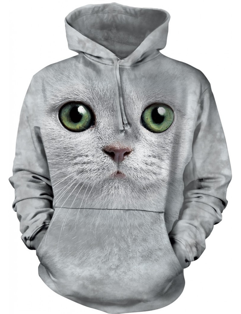 Green Eyes Face Hoodie
