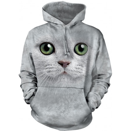Green Eyes Face Hoodie