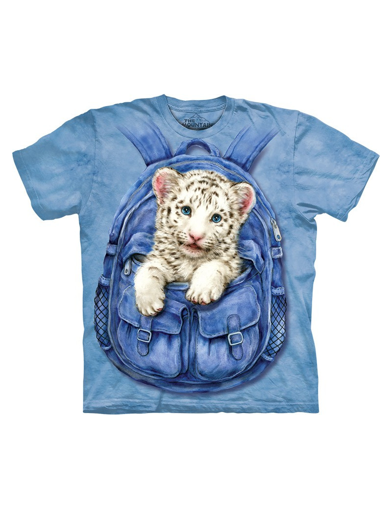 Backpack White Tiger
