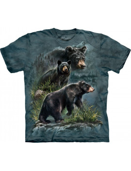 Three Black Bears