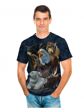 Wild Alaskan Collage T-Shirt The Mountain