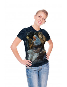 Wild Alaskan Collage T-Shirt The Mountain