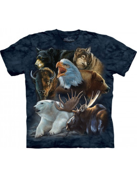 Wild Alaskan Collage T-Shirt The Mountain
