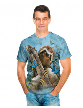 Sloth & Butterflies T-Shirt The Mountain