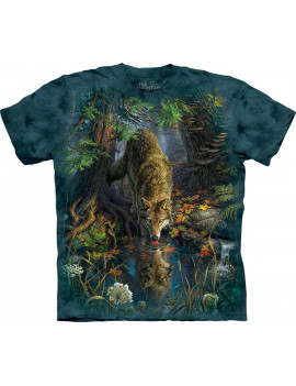 Enchanted Wolf Pool T-Shirt The Mountain