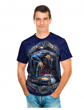 Backbone Of America Police T-Shirt The Mountain