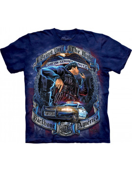 Backbone Of America Police T-Shirt The Mountain