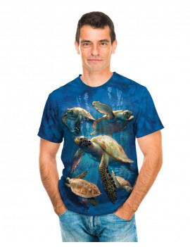 Sea Turtle Family T-Shirt The Mountain