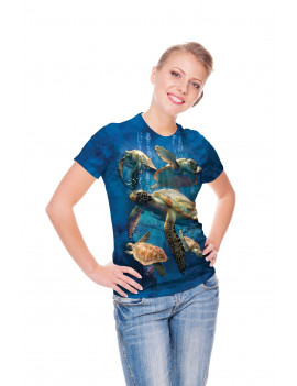 Sea Turtle Family T-Shirt The Mountain