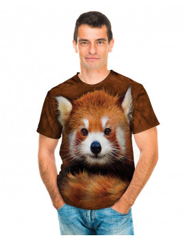Red Panda Portrait T-Shirt The Mountain