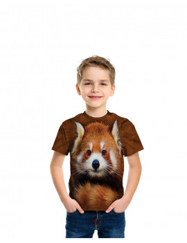 Red Panda Portrait T-Shirt The Mountain