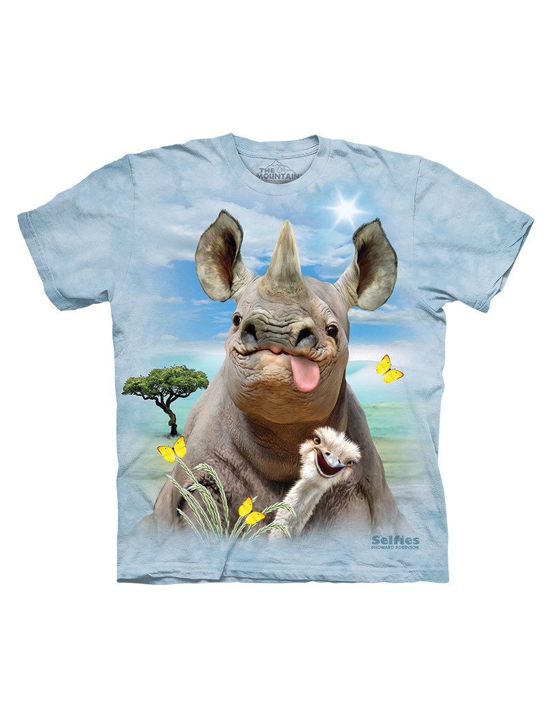 Rhino Selfie T-Shirt The Mountain