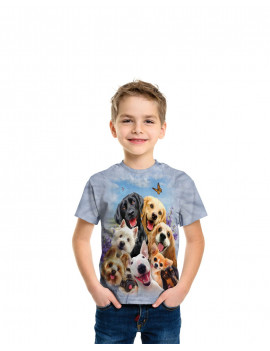 Dogs Selfie T-Shirt The Mountain