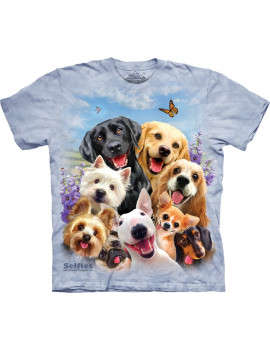 Dogs Selfie T-Shirt The Mountain