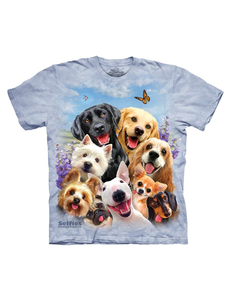 Dogs Selfie T-Shirt The Mountain