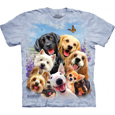 Dogs Selfie T-Shirt The Mountain
