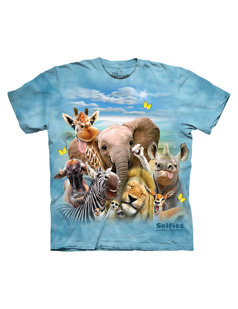 African Selfie T-Shirt The Mountain