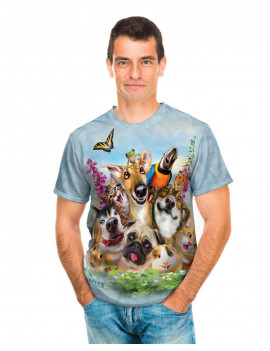Pet Selfie T-Shirt The Mountain