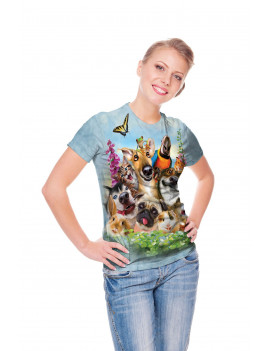 Pet Selfie T-Shirt The Mountain