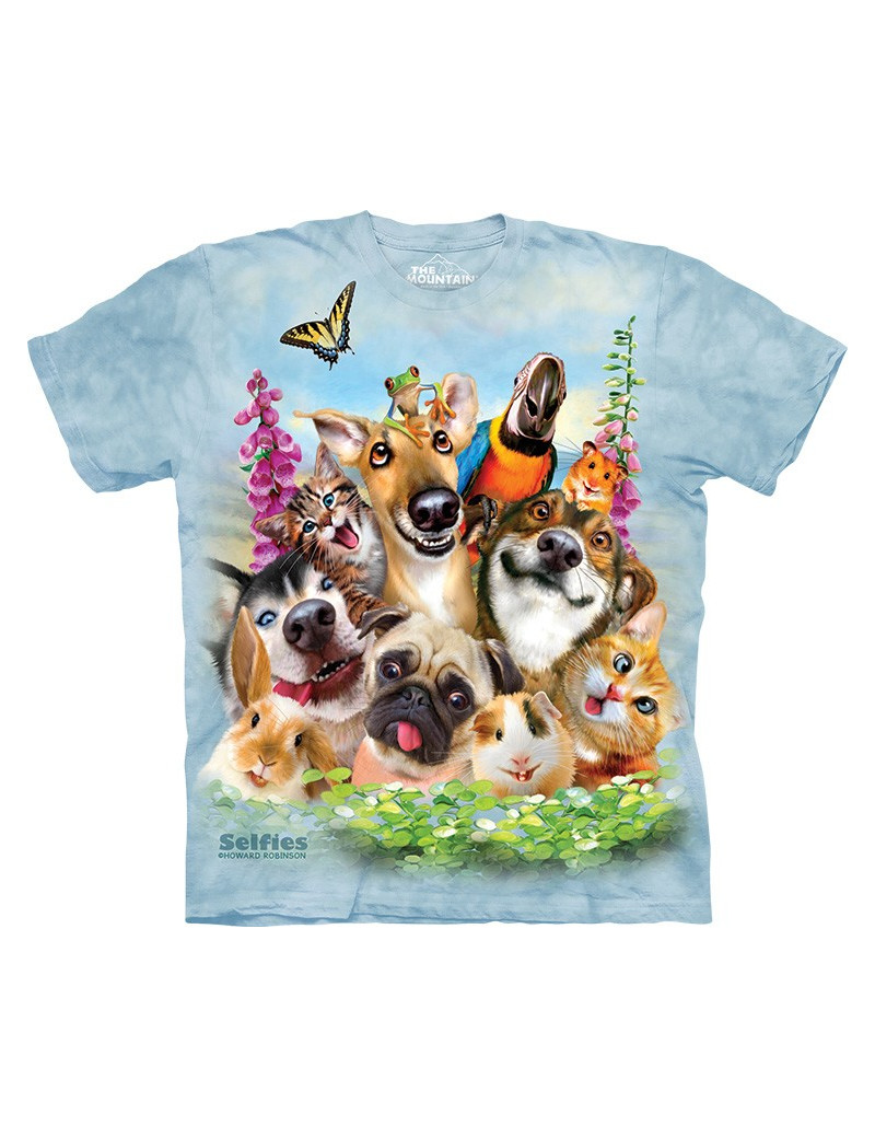 Pet Selfie T-Shirt The Mountain
