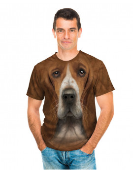 Basset Hound Head T-Shirt