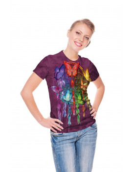 Rainbow Butterfly Dreamcatcher T-Shirt