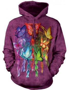 Rainbow Butterfly Dreamcatcher Hoodie The Mountain