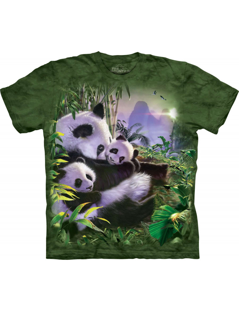 Panda Cuddles T-Shirt The Mountain