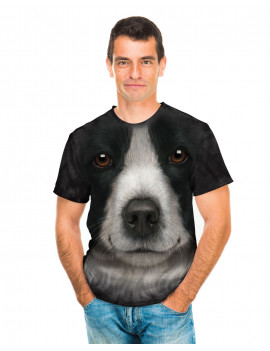 Border Collie Face T-Shirt