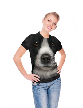 Border Collie Face T-Shirt