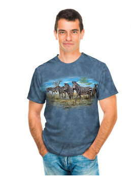 Zebra Gathering T-Shirt The Mountain