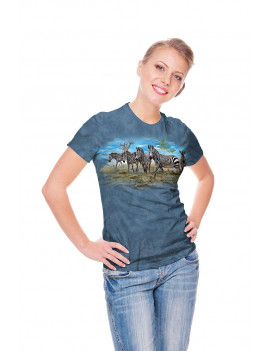 Zebra Gathering T-Shirt The Mountain
